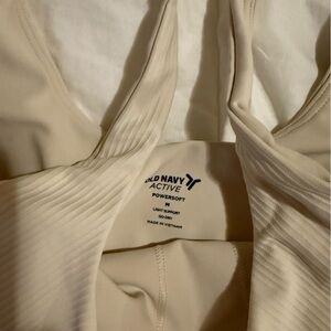 Old Navy Active cream Sports Bra